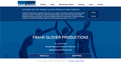 Desktop Screenshot of frankgloverproductions.com
